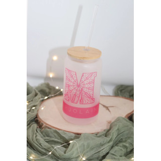 Verre paille en verre sublimation