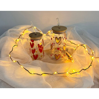 Verre paille en verre