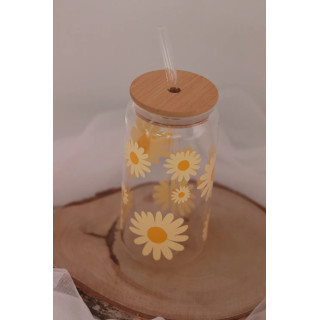 Verre paille en verre