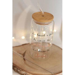 Verre paille en verre