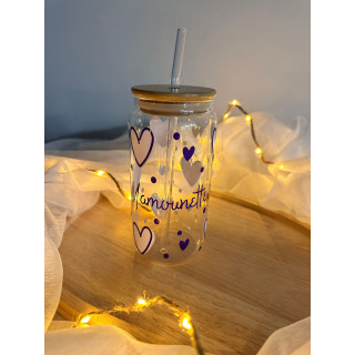 Verre paille en verre