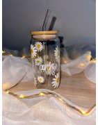 Verre paille en verre
