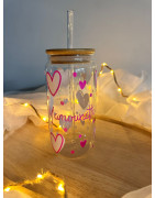 Verre paille en verre