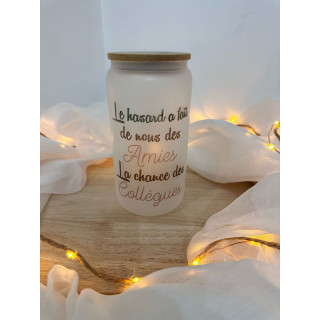 Verre paille en verre sublimation