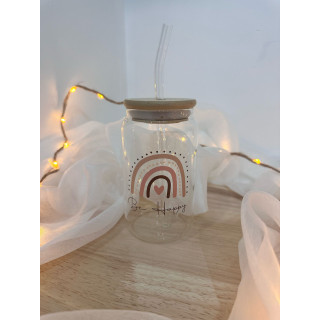 Verre paille en verre