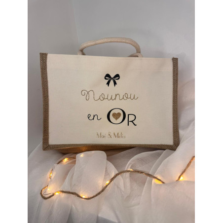 Sac toile de jute waterproof