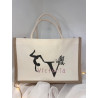 Sac toile de jute waterproof