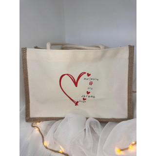 Sac toile de jute waterproof