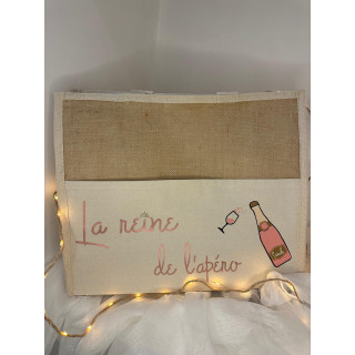 Glacière toile de jute