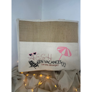 Glacière toile de jute