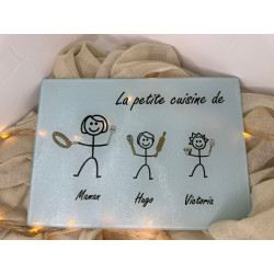 Planche à découper en verre