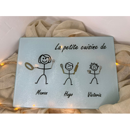 Planche à découper en verre
